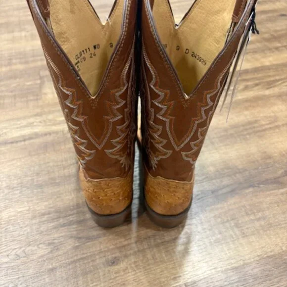 Lucchese Full Quill Ostrich Boots - Picture 5 of 9